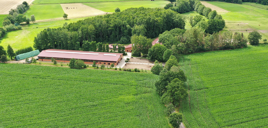 Hof Fehmbusch von oben